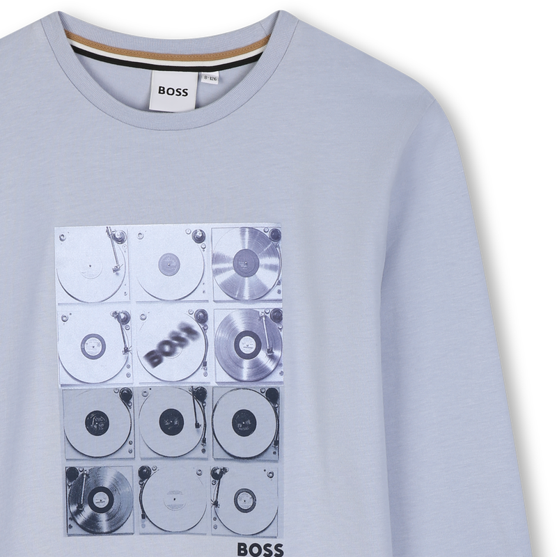 T-shirt met lange mouwen BOSS 
                        BOY