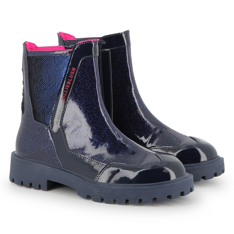 Enkellaarsjes met pailletten BILLIEBLUSH 
                        GIRL