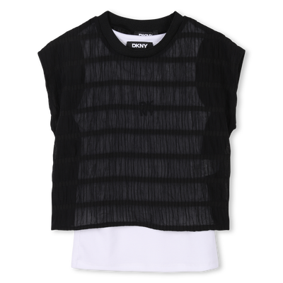 Feestelijk 2-in-1 T-shirt DKNY GIRL