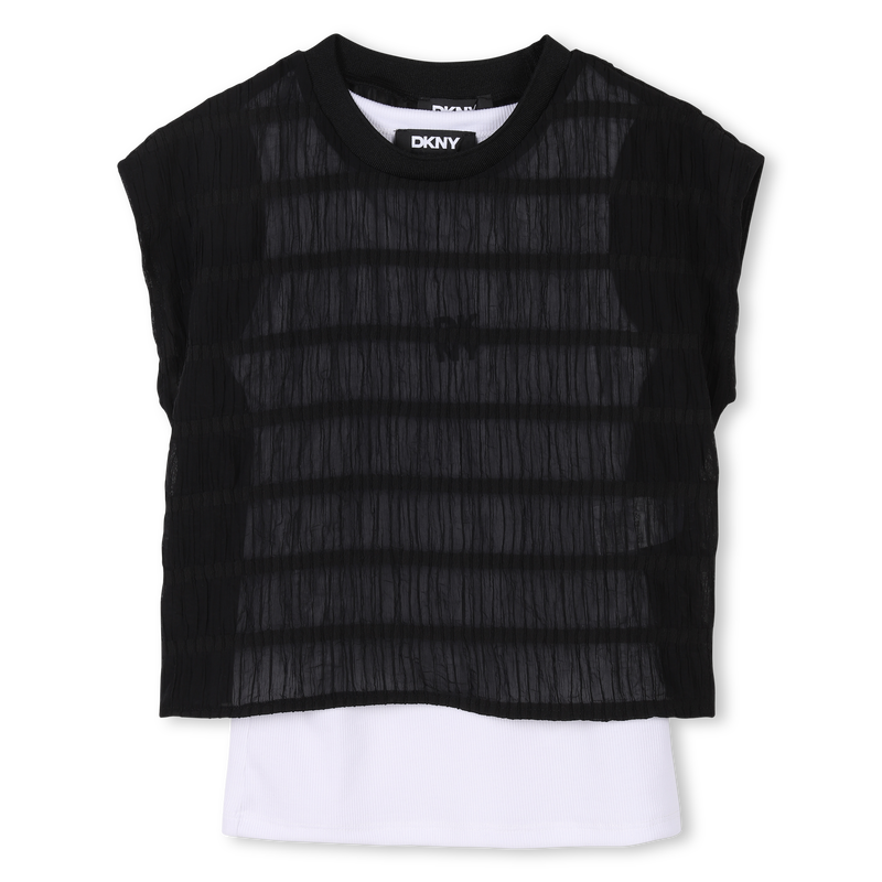 Feestelijk 2-in-1 T-shirt DKNY 
                        GIRL