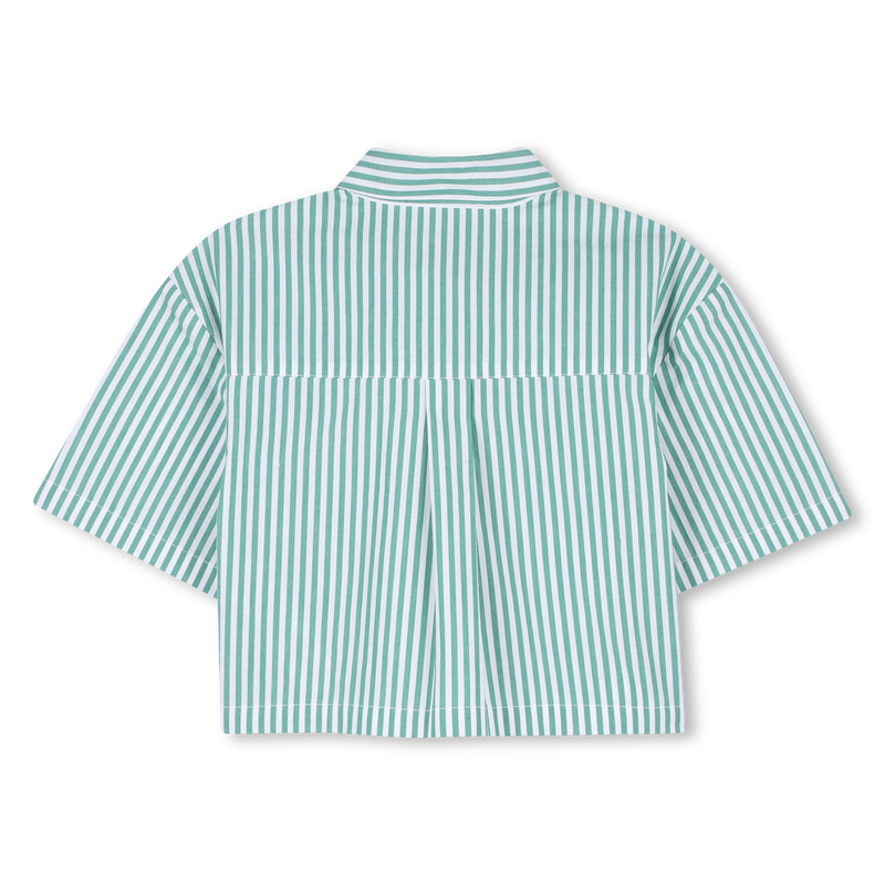 GESTREEPT OVERHEMD MET KORTE MOUWEN MICHAEL KORS 
                        GIRL