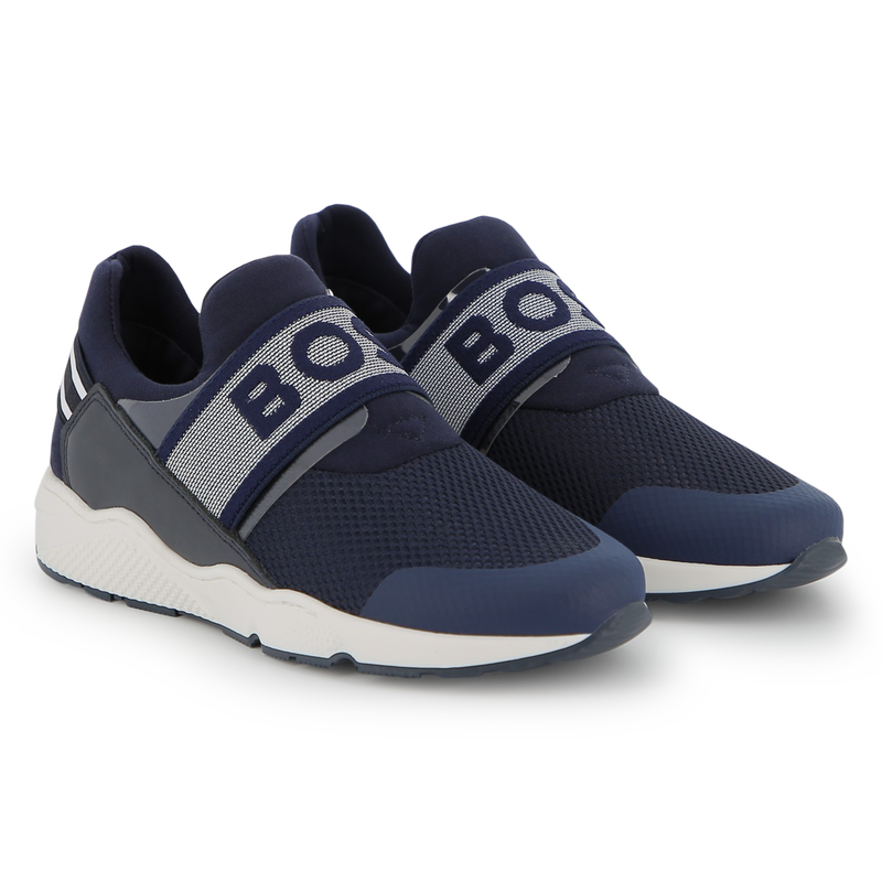 SNEAKERS VAN RUNDLEER BOSS 
                        BOY