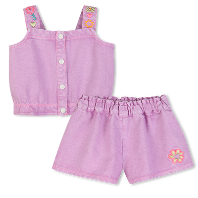 TANKTOP + KORTE BROEK SET BILLIEBLUSH GIRL