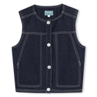 Mouwloos spijkerjasje KENZO KIDS 
                    GIRL