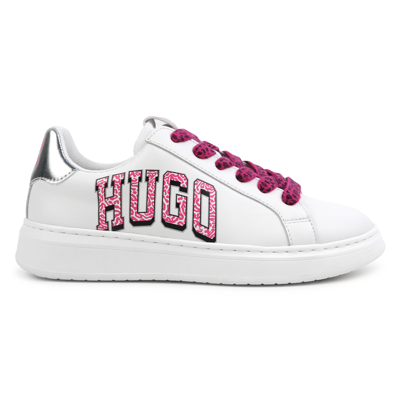 Sneakers met veters en print HUGO 
                        GIRL