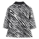 Lange jas met zebra vol patroon MARC JACOBS 
                    GIRL