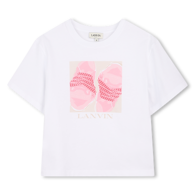 T-SHIRT MET KORTE MOUWEN LANVIN GIRL