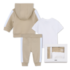 Vest + broek + t-shirt set BOSS 
                    BOY