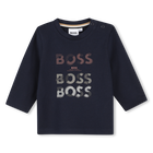 T-shirt met lange mouwen, MARINE, hi-res