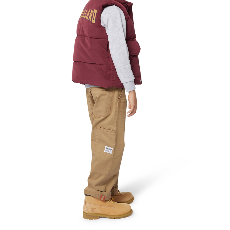Donsjas met rits en logo's TIMBERLAND 
                        JONGEN
