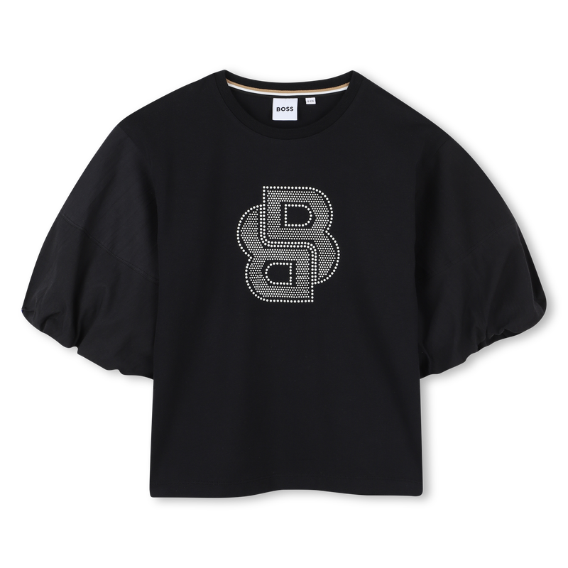 T-shirt met korte mouwen BOSS 
                        GIRL
