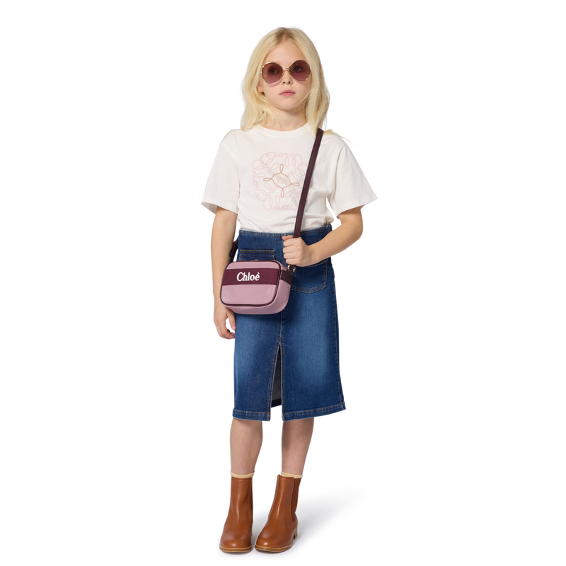 Midi rok van denim CHLOE 
                        GIRL