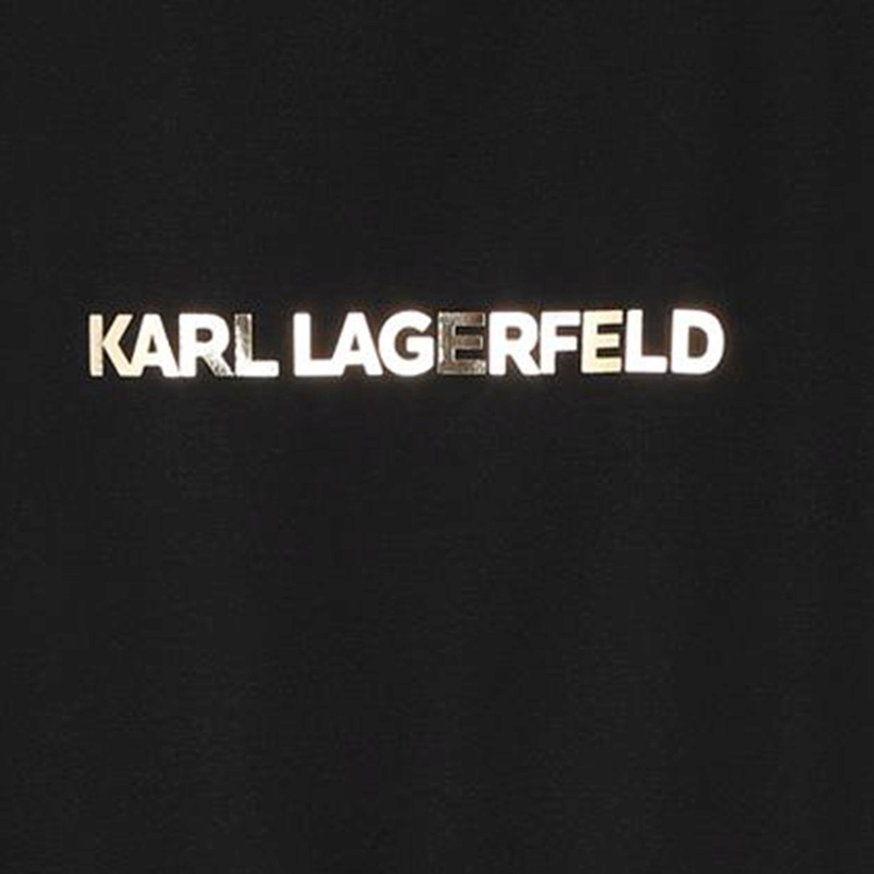 Jurk uit meerdere stoffen KARL LAGERFELD KIDS 
                        GIRL