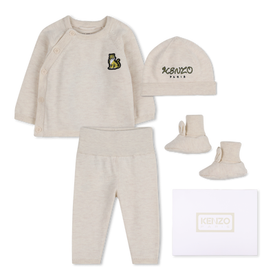 SET TRUI, BROEK EN HOED KENZO KIDS UNISEX