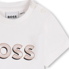 T-shirt met logoprint BOSS 
                    BOY