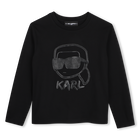T-shirt met lange mouwen KARL LAGERFELD KIDS 
                    BOY
