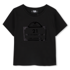 T-SHIRT KORTE MOUWEN KARL LAGERFELD KIDS 
                    MEISJE