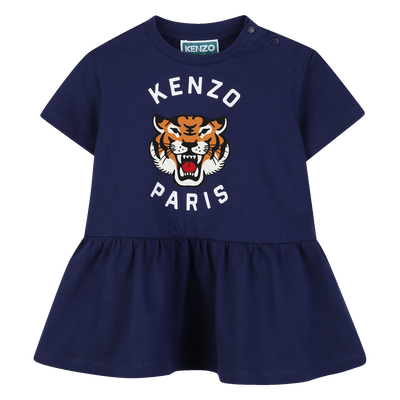 JURK GERIMPELD IN DE TAILLE KENZO KIDS GIRL