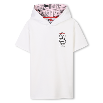 Katoenen jurk met capuchon MARC JACOBS GIRL