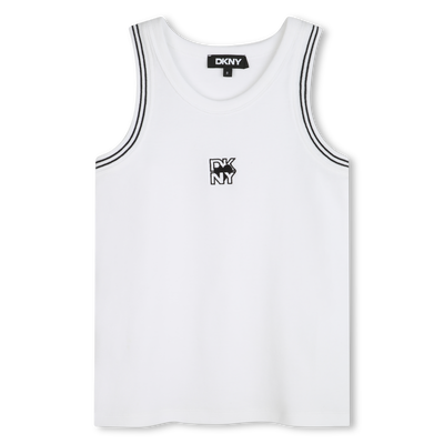 Geribbelde singlet DKNY GIRL