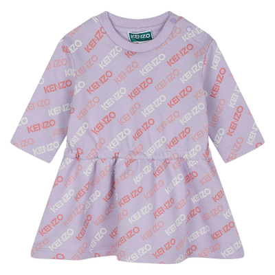 Fleece jurk KENZO KIDS GIRL