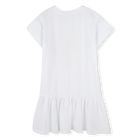 Jurk met print en volant KENZO KIDS 
                    GIRL