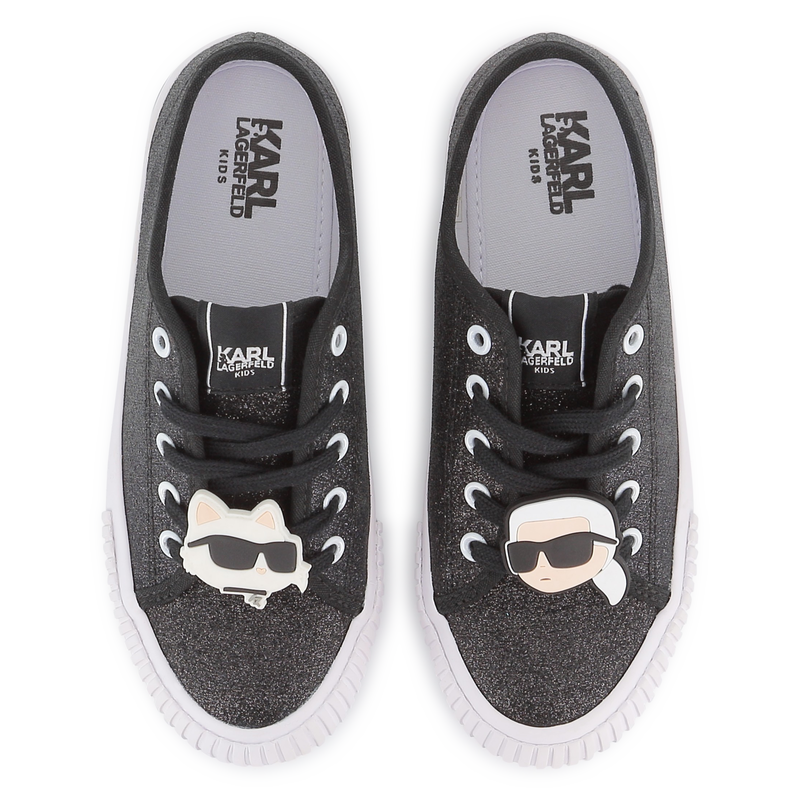 Lage sneakers met veters KARL LAGERFELD KIDS 
                        GIRL