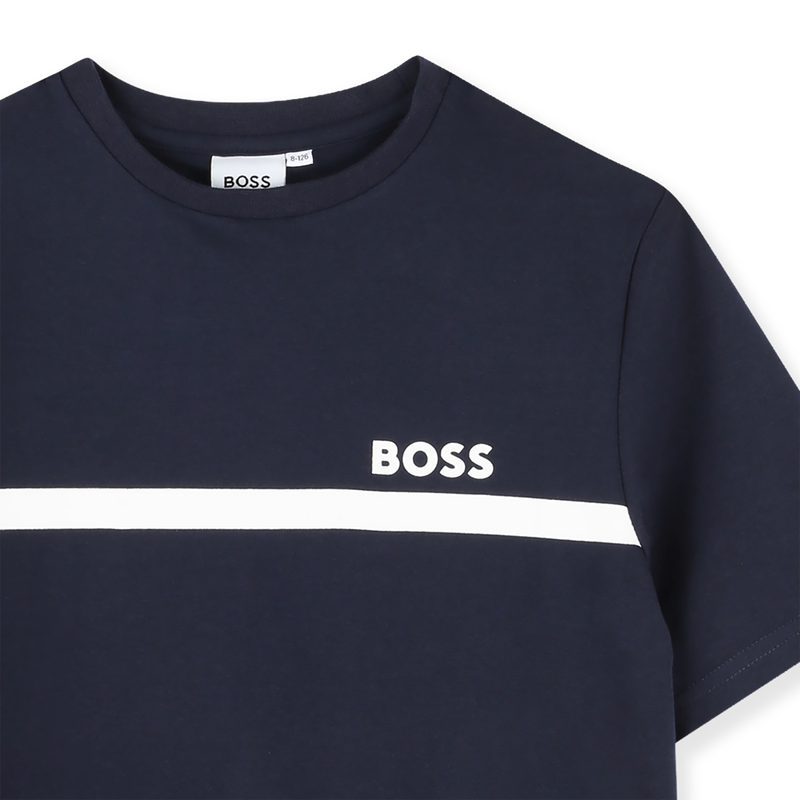 T-SHIRT MET KORTE MOUWEN BOSS 
                        BOY