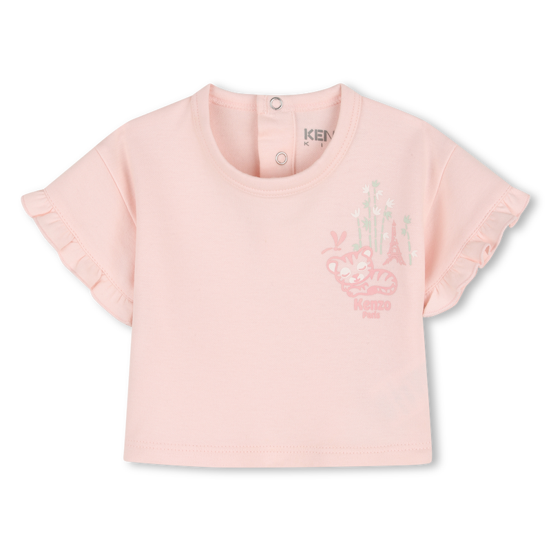 SET T-SHIRT, PYJAMA EN HOOFDBAND KENZO KIDS 
                        GIRL
