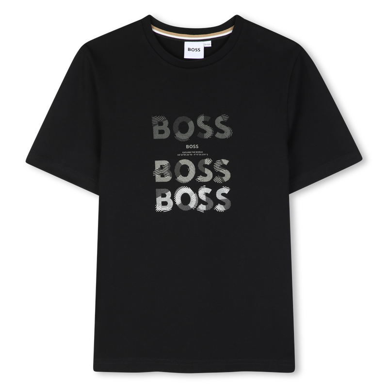 T-shirt met korte mouwen BOSS 
                        BOY
