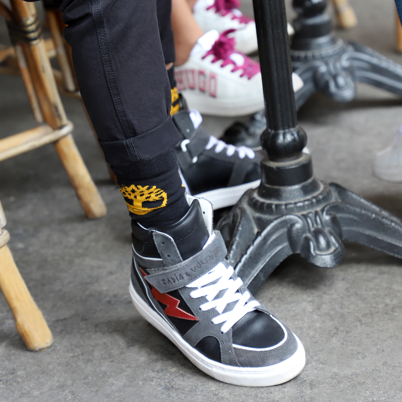 Leren sneakers met klittenband ZADIG & VOLTAIRE 
                        BOY