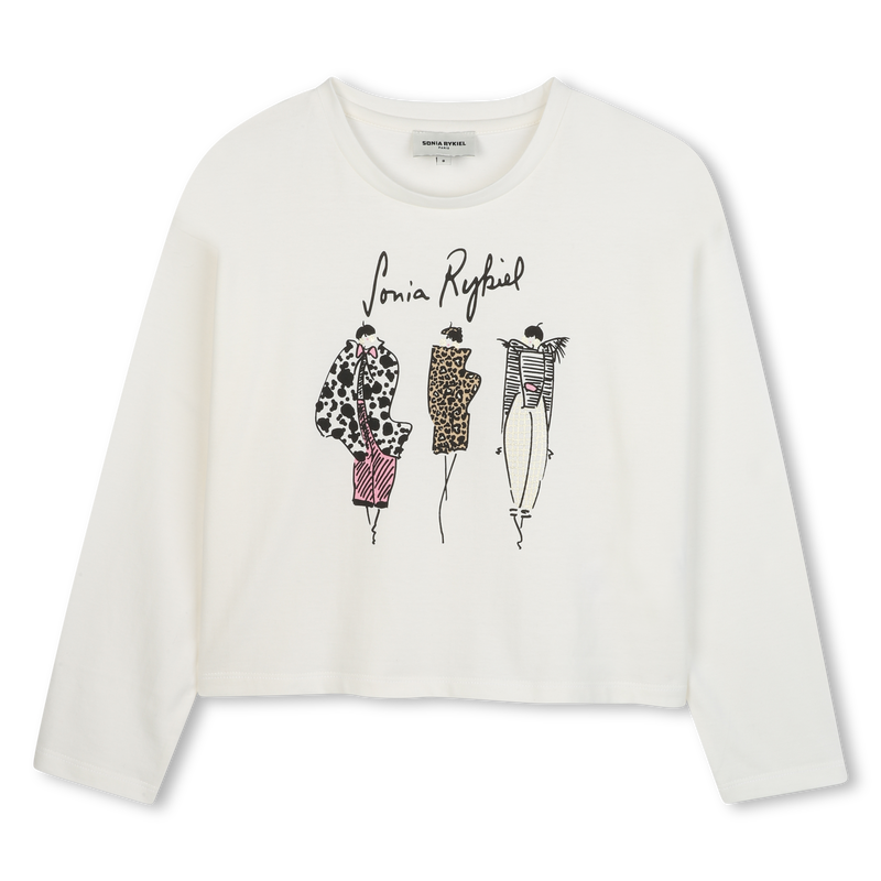 T-shirt met lange mouwen SONIA RYKIEL 
                        GIRL