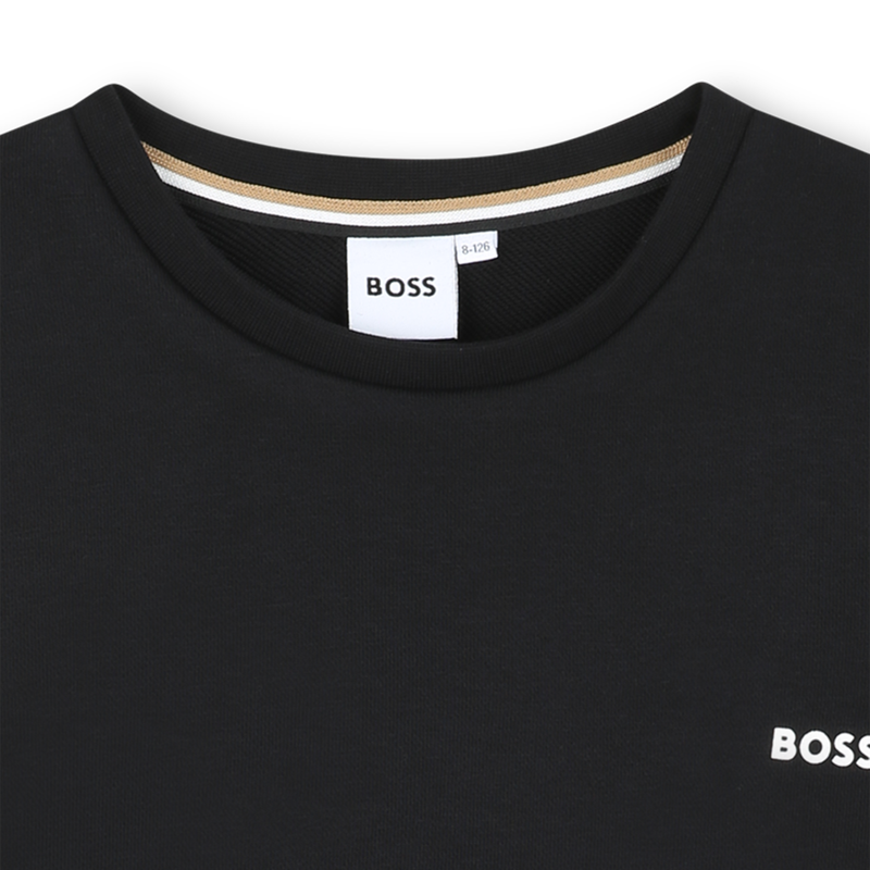 Effen sweater met ronde hals BOSS 
                        BOY