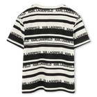 Gestreept T-shirt korte mouwen KARL LAGERFELD KIDS 
                    BOY