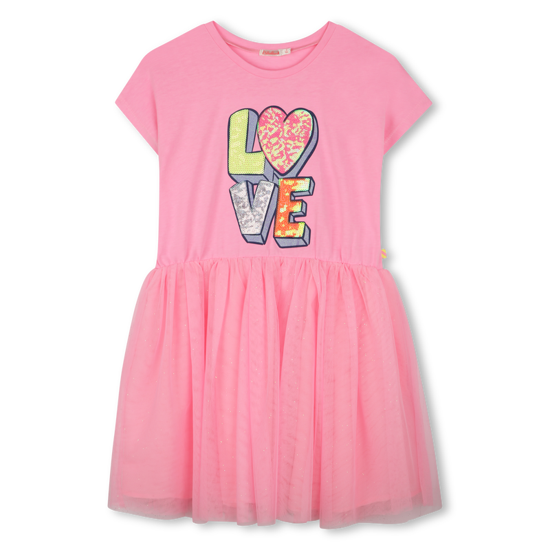 Jurk uit twee materialen BILLIEBLUSH 
                        GIRL