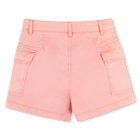 Afgewassen geborduurde short ZADIG VOLTAIRE 
                    GIRL