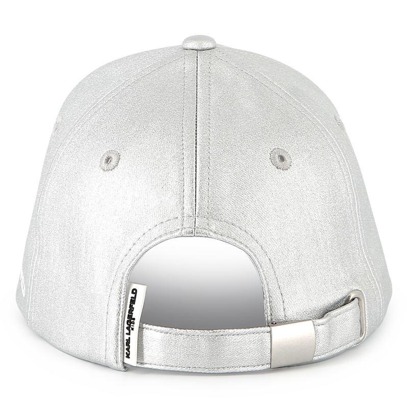 Verstelbare pet met badge KARL LAGERFELD KIDS 
                        GIRL