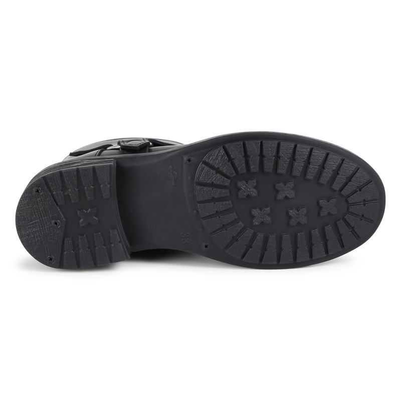 Leren enkellaarsjes met rits ZADIG & VOLTAIRE 
                        GIRL