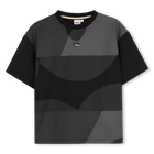 T-shirt met korte mouwen, ZWART, hi-res