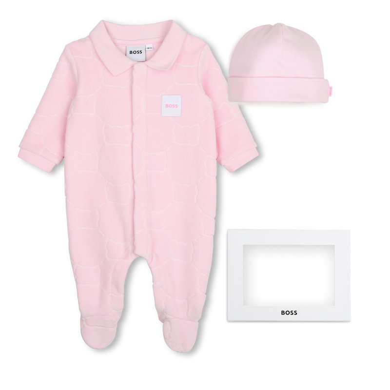 Pyjama- en mutsset BOSS 
                        MEISJE