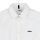 Katoenen overhemd lange mouwen BOSS 
                    BOY
