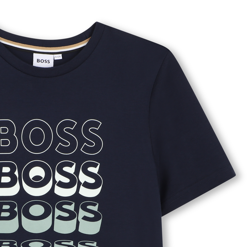 T-SHIRT MET KORTE MOUWEN BOSS 
                        BOY