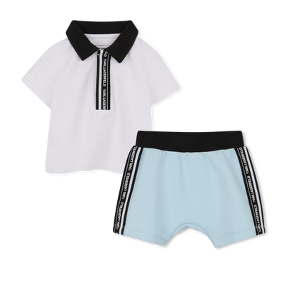 SET T-SHIRT EN KORTE BROEK KARL LAGERFELD KIDS BOY
