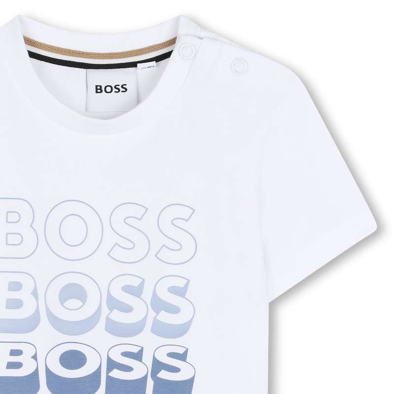 T-SHIRT MET KORTE MOUWEN BOSS 
                        BOY