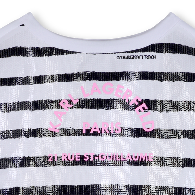 GESTREEPT SWEATSHIRT KARL LAGERFELD KIDS 
                        GIRL