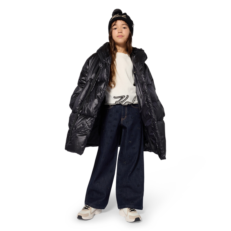 Lange donsjas KARL LAGERFELD KIDS 
                        GIRL