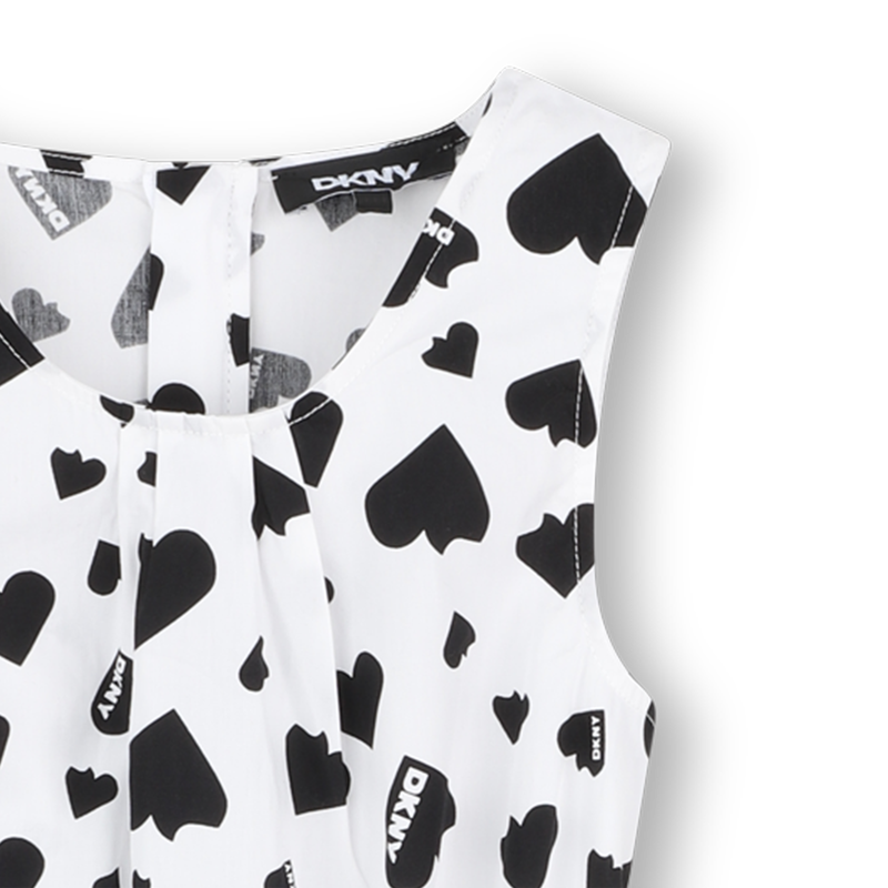 Katoenen jurk met print DKNY 
                        GIRL