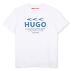 T-shirt met korte mouwen HUGO 
                    BOY