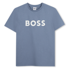 T-shirt met korte mouwen, LAVENDELBLAUW, hi-res