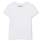 T-shirt met korte mouwen KARL LAGERFELD KIDS 
                    GIRL